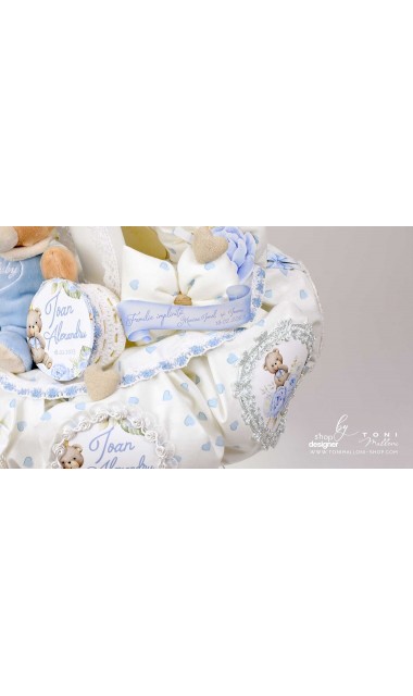 Lumanare de botez cu ursuletul Teddy Bear King 10